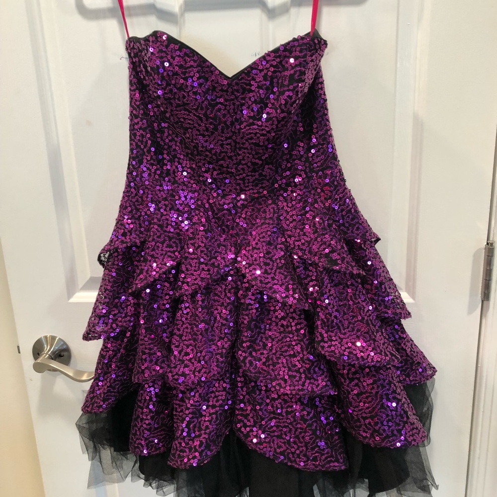 Betsy Johnson Dress;Purple; size 4